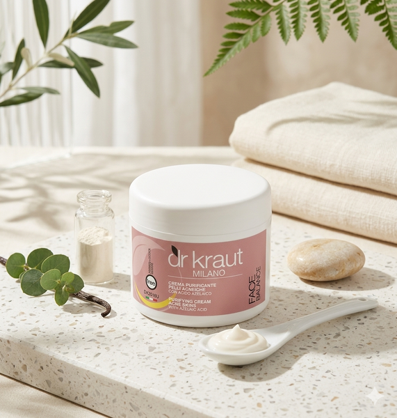 Крем Dr.Kraut для шкіри з акне з азелаїновою кислотою розпив 20 мл DK-ACNE-RZP-20ml фото