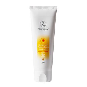 Сонцезахисний тональний крем-антиоксидант для обличчя SPF-30 Renew Sunscreen Cream SPF-30 Demi Make-Up 10ml  RNW-DM30-10 фото