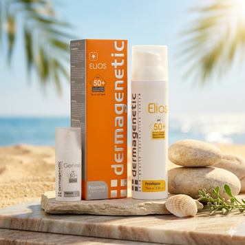 Сонцезахисний крем SPF50 Dermagenetic Sunscreen Elios SPF50 3in1 UVA/UVB Cream DG-EL50-75 фото